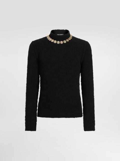 Dolce & Gabbana High-neck wool pullover