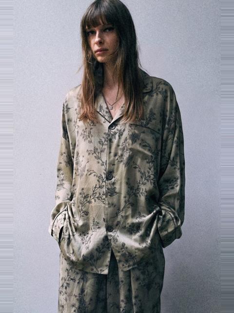 R13 Drop Neck Pj Top