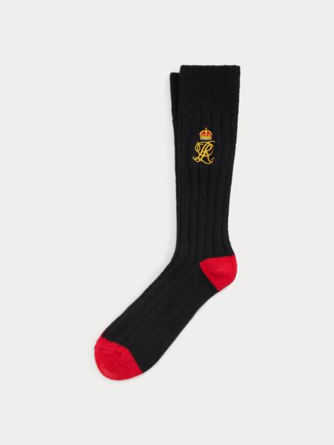 Polo Ralph Lauren Ribbed Wool-Blend Boot Socks