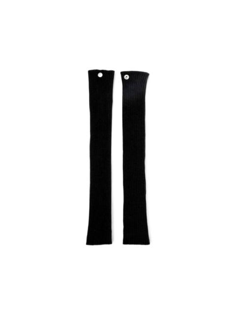 Rick Owens rib-knit arm warmers