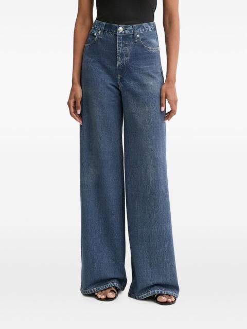 rag & bone high-waist wide-leg jeans