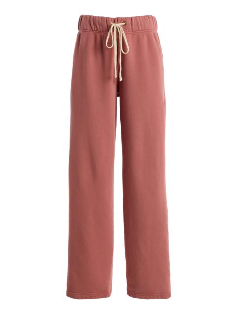 LES TIEN Eazy Classic Cotton Sweatpants pink