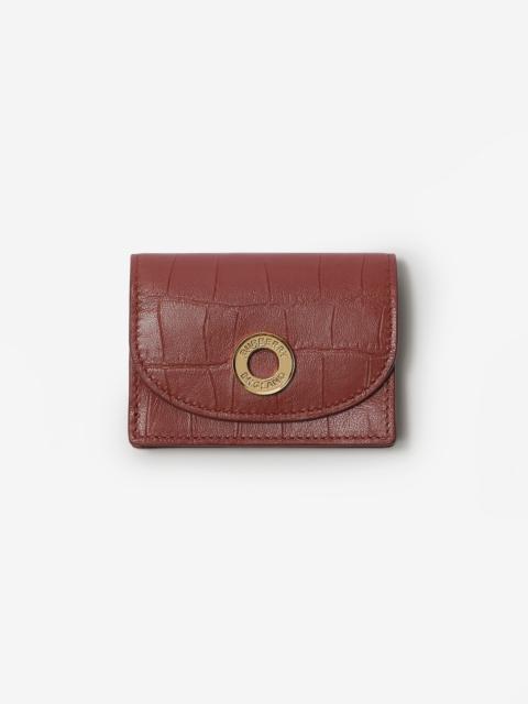 Burberry Small Leather Folding Wallet