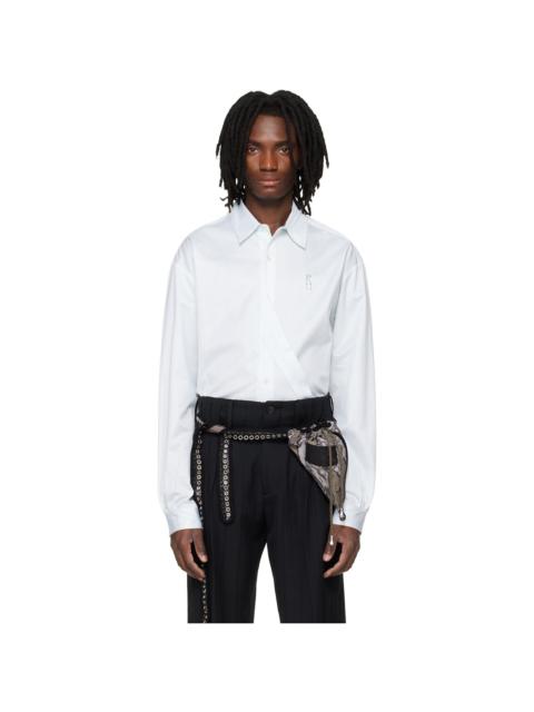 Kiko Kostadinov Blue Ohne K-Dart Shirt