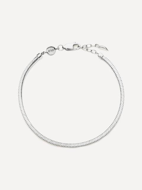MISSOMA X Lucy Williams Sterling Silver Square Snake Chain Bracelet