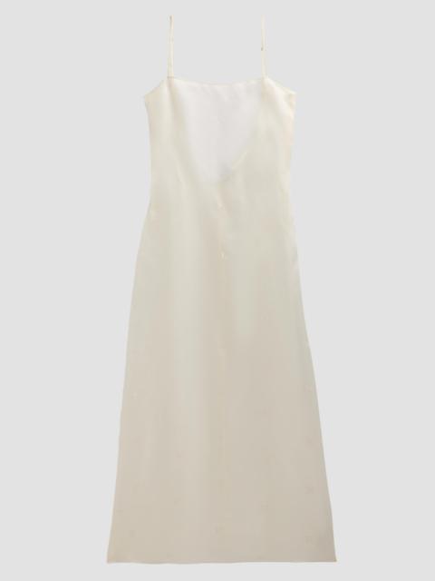 KIKI DE MONTPARNASSE Women's Papillon Laser Cut Organza Long Dress - Ecru