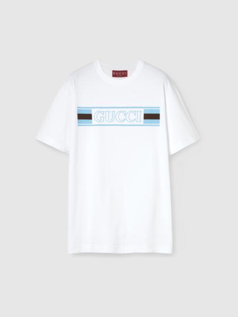 GUCCI Printed cotton jersey T-shirt