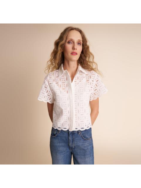 M.M.LaFleur Winnie Aperitivo Top - Circular Eyelet