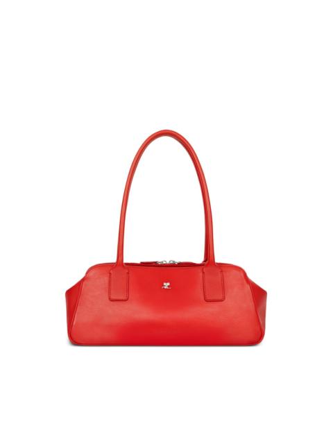 courrèges Strip leather shoulder bag