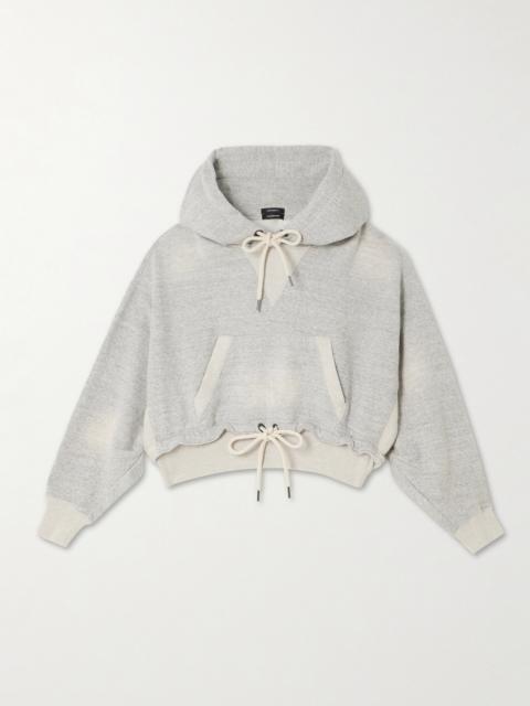 R13 Tie-detailed Cotton-jersey Hoodie