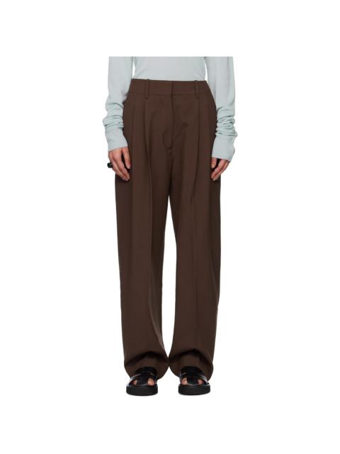 Studio Nicholson Brown Sperro Trousers