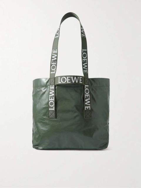 Loewe Distressed Leather Tote Bag