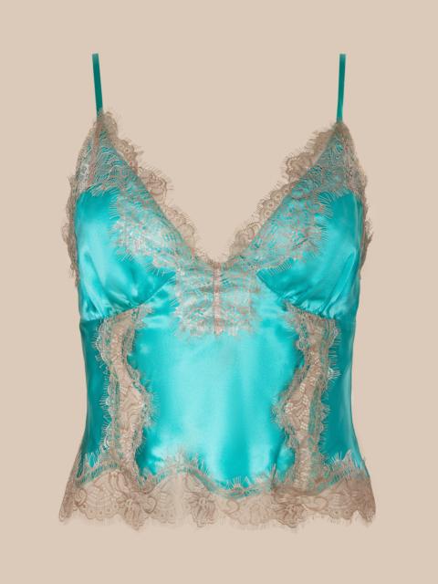 L'AGENCE Kimber Silk Lace Camisole