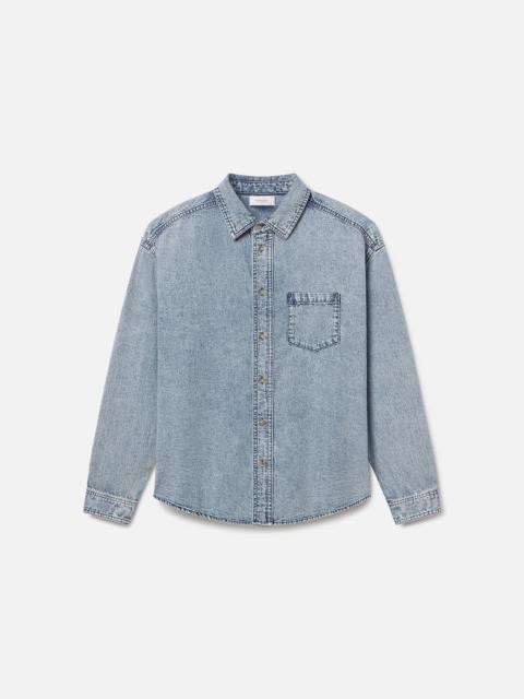 John Elliott DENIM CLOAK BUTTON UP