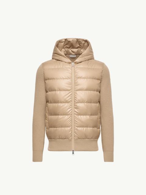 Moncler Padded Wool Zip-Up Hoodie