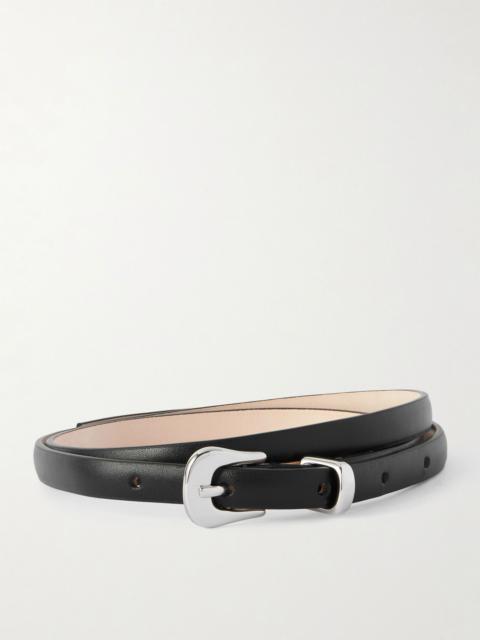 DÉHANCHE Lefil leather belt Black