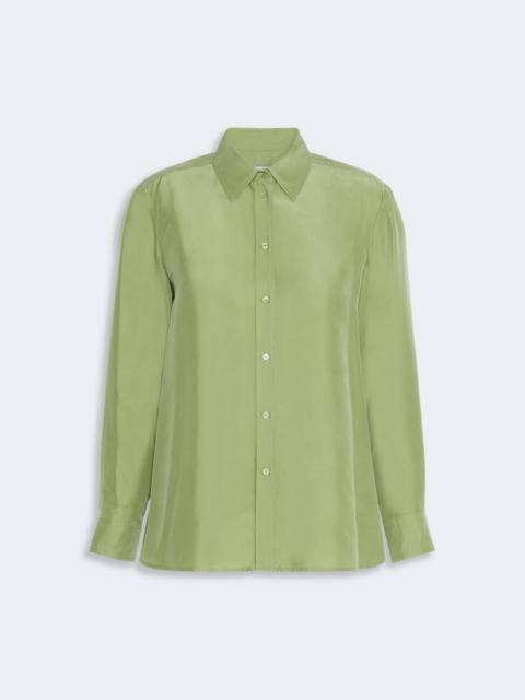 WEEKEND Max Mara PALANCA Silk Habotai shirt - GREEN