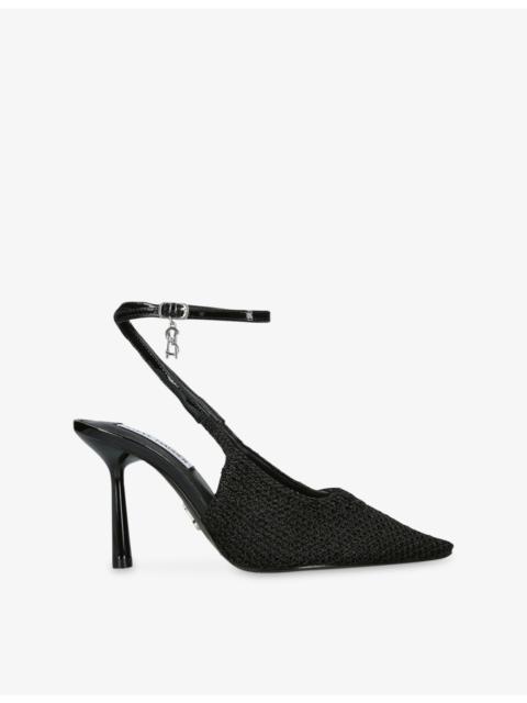 STEVE MADDEN Ascension Heeled Woven Sling-Back Courts
