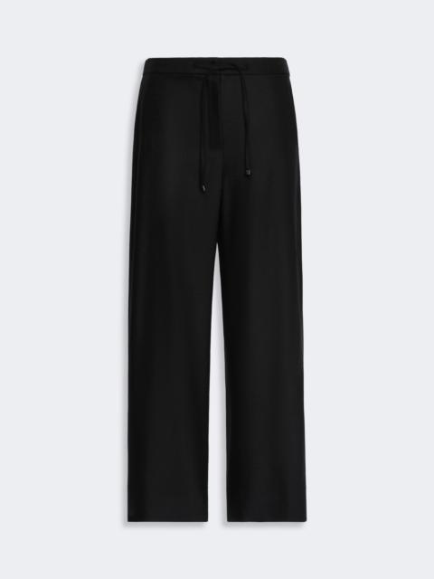 'S Max Mara FLORIA Stretch wool joggers - BLACK