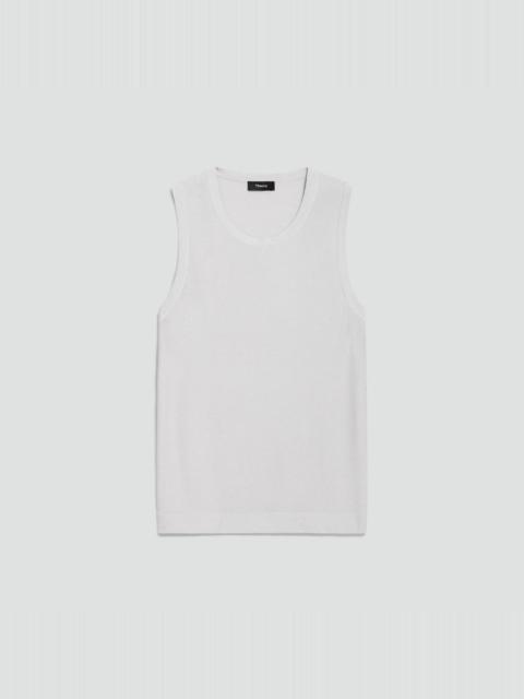 Theory Textured Tank Top in Silk-Cotton