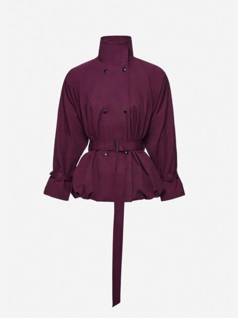 MAGDA BUTRYM Belted bubble jacket in purple