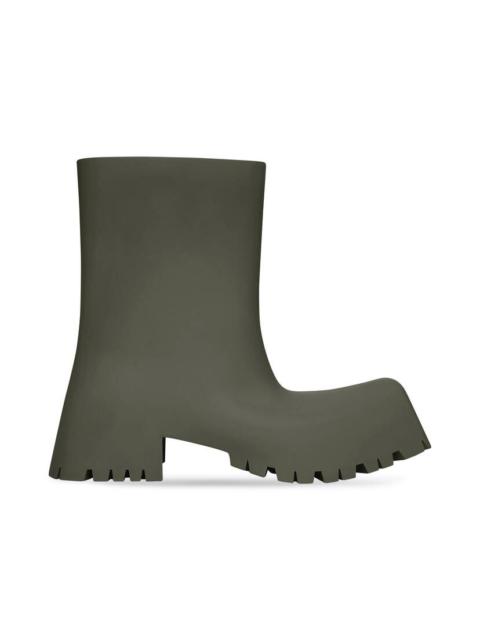 BALENCIAGA Men's Trooper Rubber Boot in Green