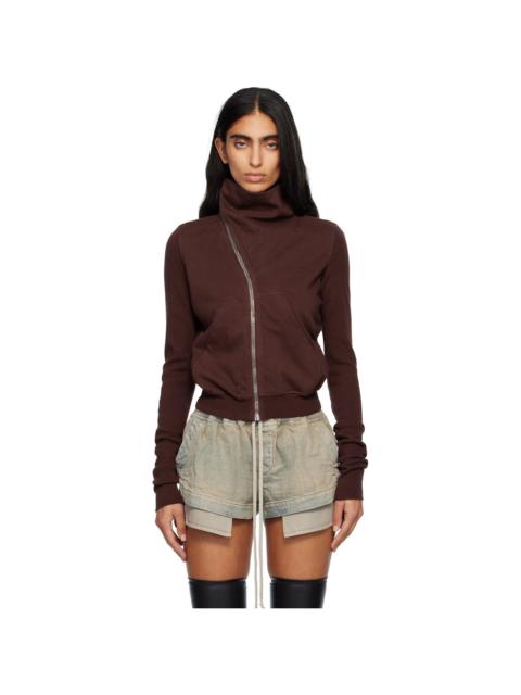 Rick Owens DRKSHDW Burgundy Concordians Mountain Sweatshirt