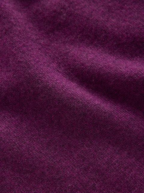 BODEN Eva Cashmere Crew Neck Sweater-Plum Melange