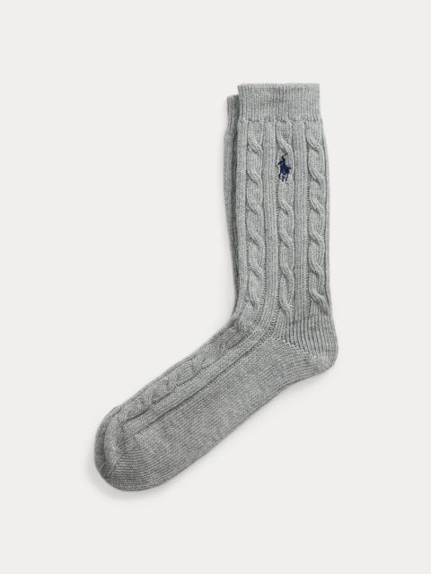 Polo Ralph Lauren Cable-Knit Crew Socks