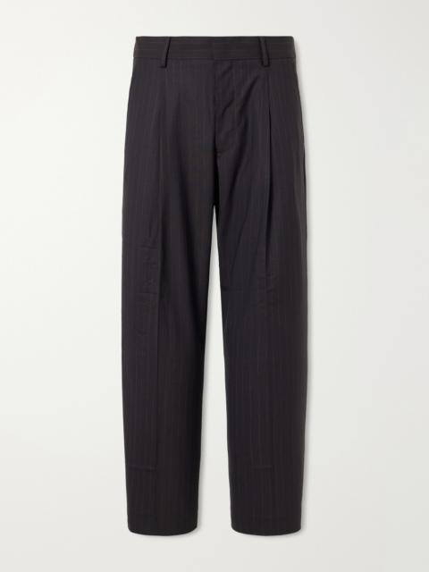 NN07 Kay 10037 Straight-Leg Pleated Woven Trousers