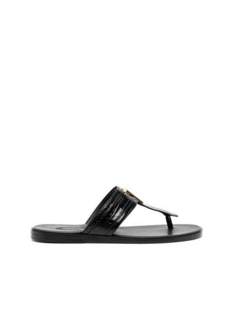 TOM FORD Brighton leather sandals