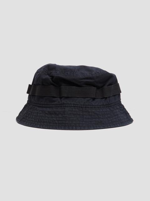 Nigel Cabourn Nam Bucket Hat (Cotton Ripstop) in Black