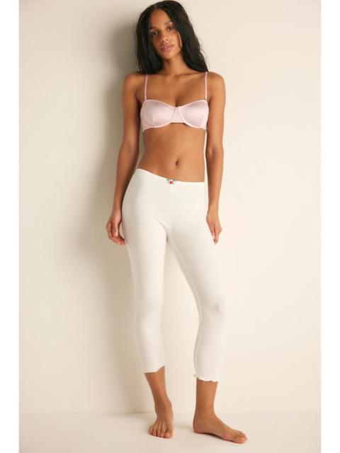 FREE PEOPLE Vintage Pointelle Capri Tights