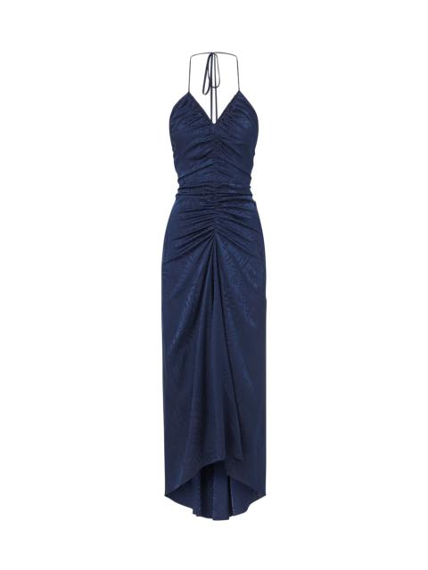 VERONICA BEARD ALDANA STRETCH-SILK DRESS