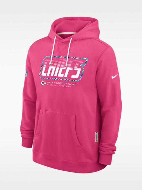 Nike Kansas City Chiefs Crucial Catch Sideline Standard Issue Men's Nike Dri-FIT NFL Pullover Hoodie