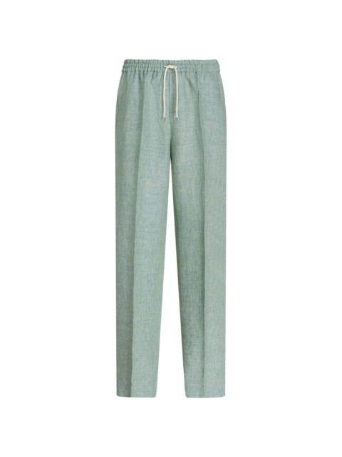 Etro straight-leg linen trousers