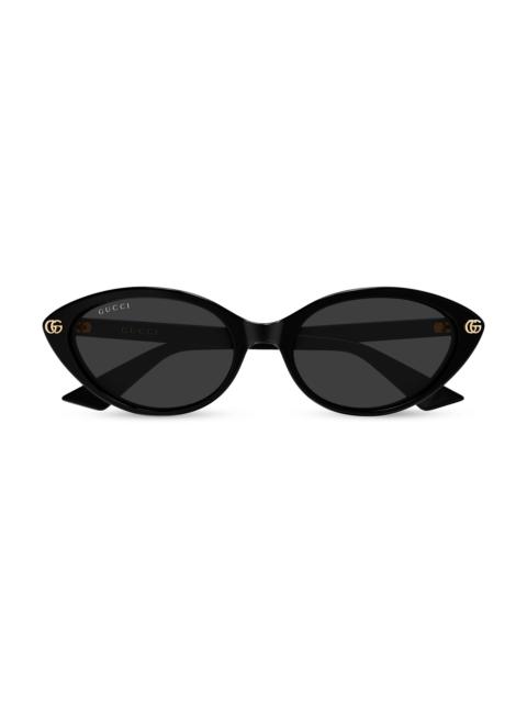 GUCCI Women's Light Acetate 54MM Cat-Eye Sunglasses - Black