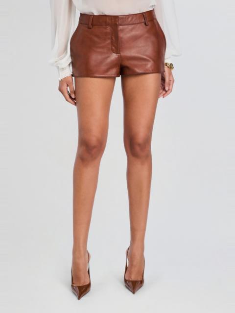 RETROFÊTE VALESIA LEATHER SHORT