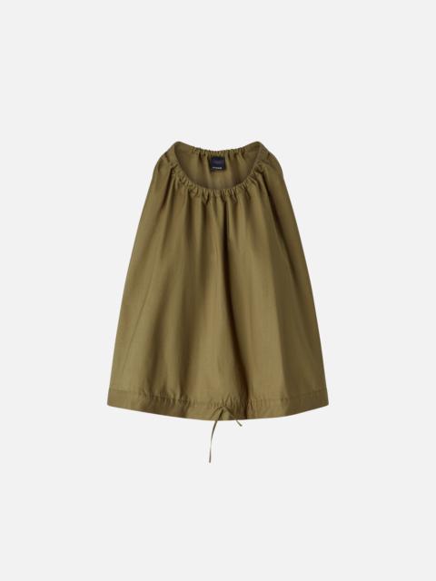 SLEEVELESS POPLIN TOP