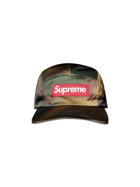 Supreme Supreme Washed Satin Camo Camp Cap 'Woodland Camo'
