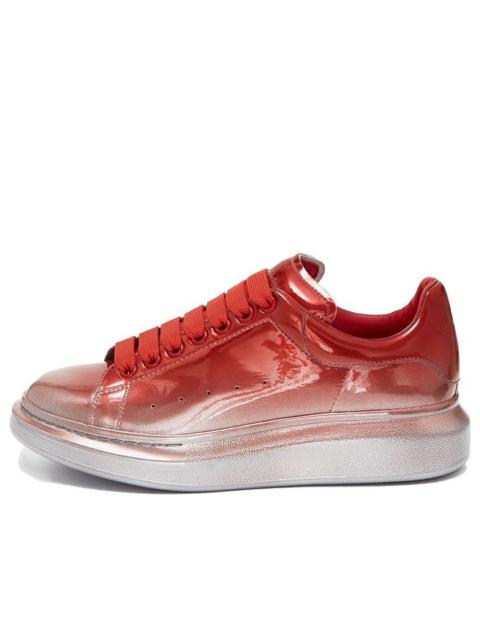 Alexander McQueen Alexander McQueen Oversized Sneaker 'Silver Red' 604244WHXF18166