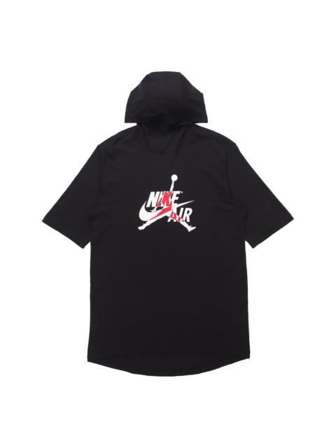 Jordan Air Jordan Sports hooded Short Sleeve Black CJ6603-010