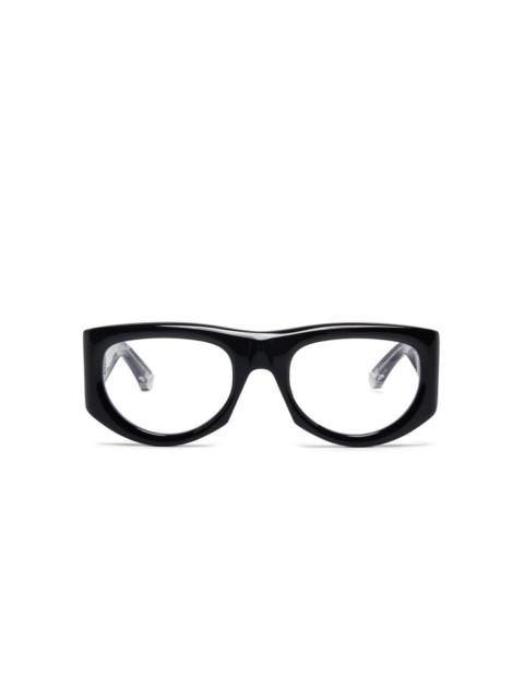 GUCCI geometric-frame glasses