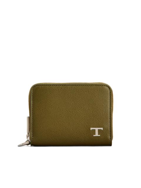 Tod's logo-plaque coin purse