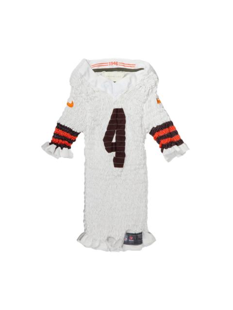 CONNER IVES Conner Ives Reconstituted Shirred Us
Football Jersey Multi