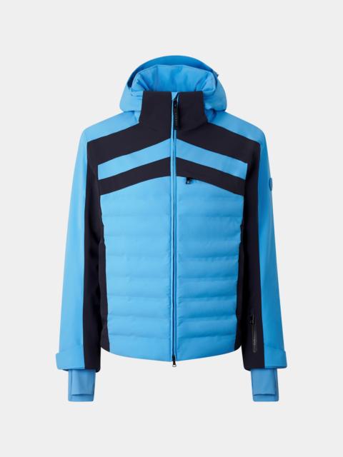 BOGNER Felis Ski Jacket in Cyan Blue/Navy