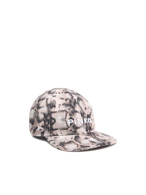 PINKO animal-print baseball cap