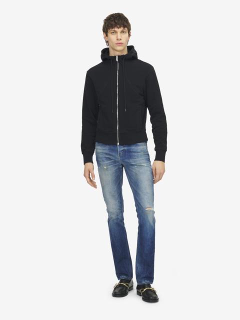 Alexander McQueen Hooded Zip Through Sweatshirt