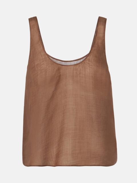 LESET Niko ramie tank top