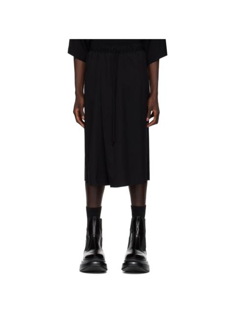 Black Asymmetric Trousers
